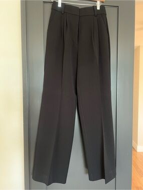 Favorite Daughter Black High-Waist Wide-Leg Pants